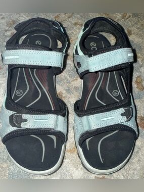 ECCO Velcro Strappy Sport Sandals sz 39 (8.5)